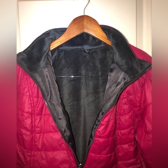 BELOW Zero ❄️ Women’s Full Zip 💖 Pink Puffer Coat Size L ⛷ - Picture 4 of 6